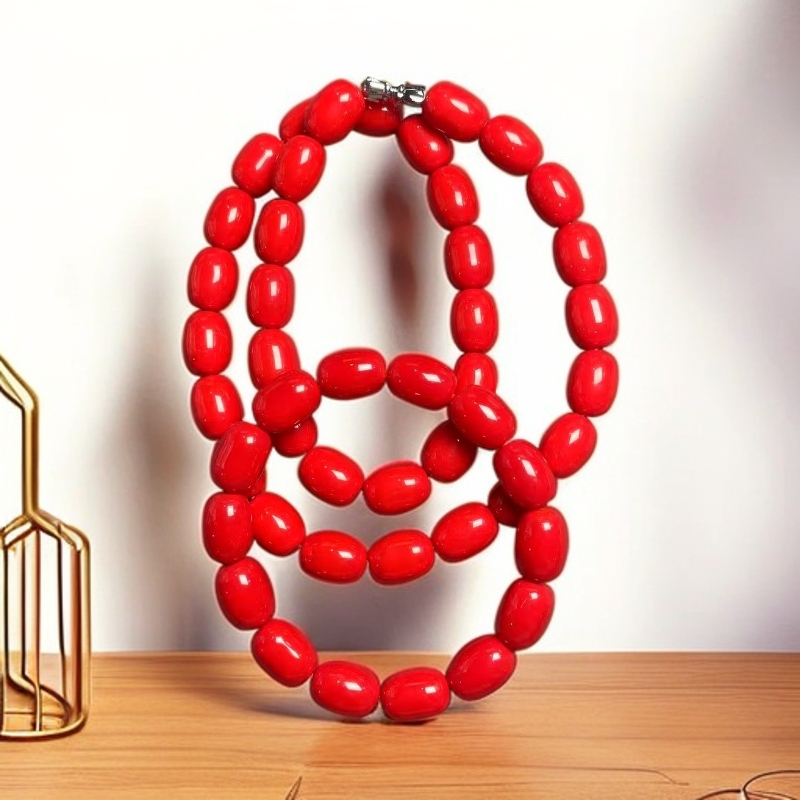 精品时尚红景天项链套装丫2937