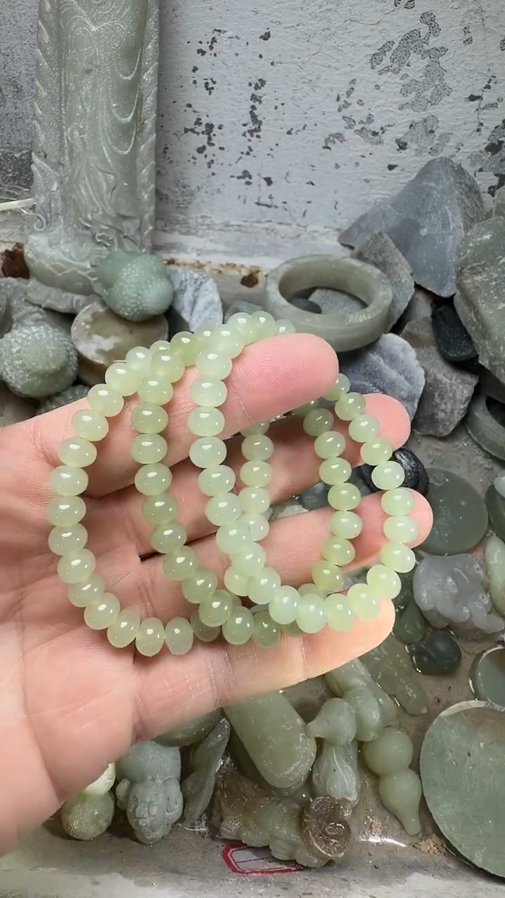 吊坠(不含链)未镶嵌和田玉手链