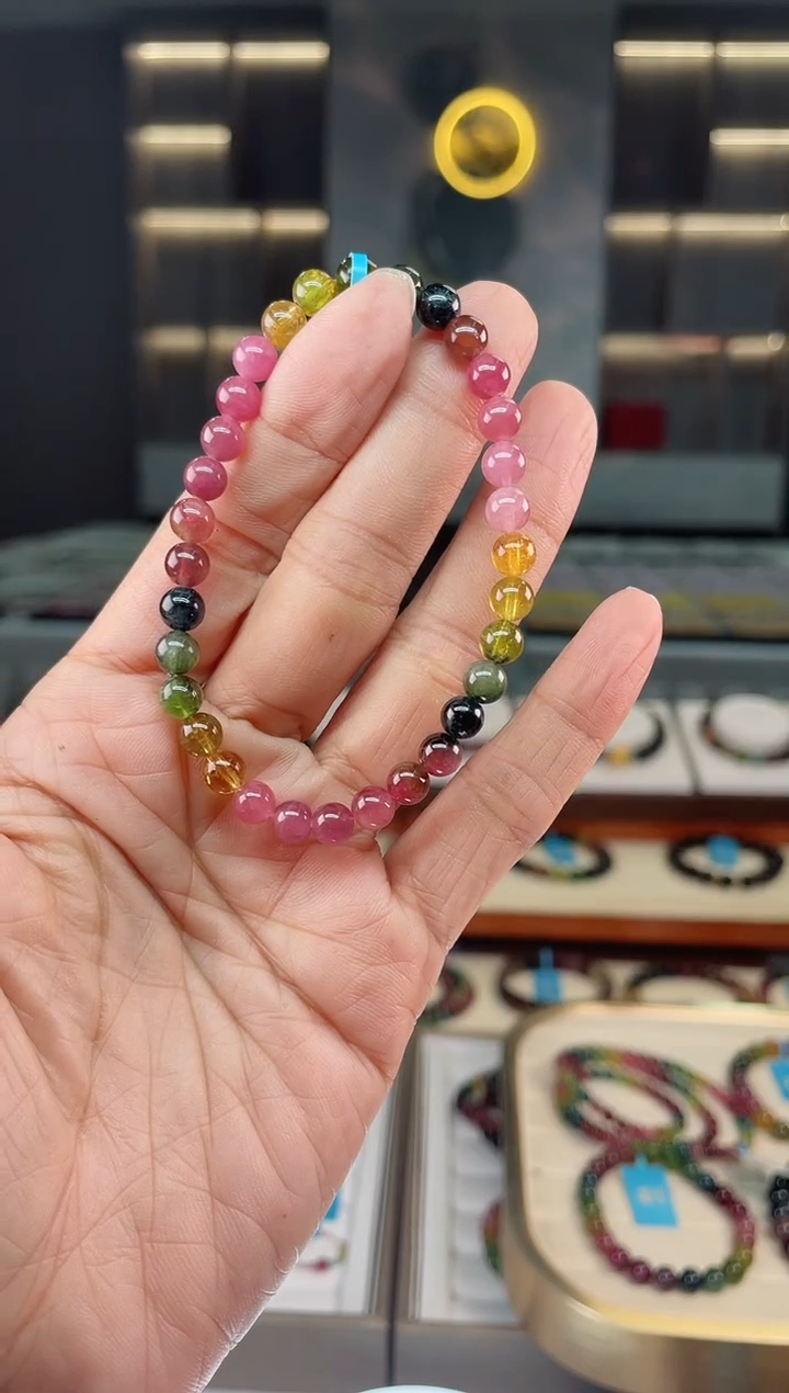 【闪购商品】碧玺单圈手串未镶嵌（多样性发一条）Q