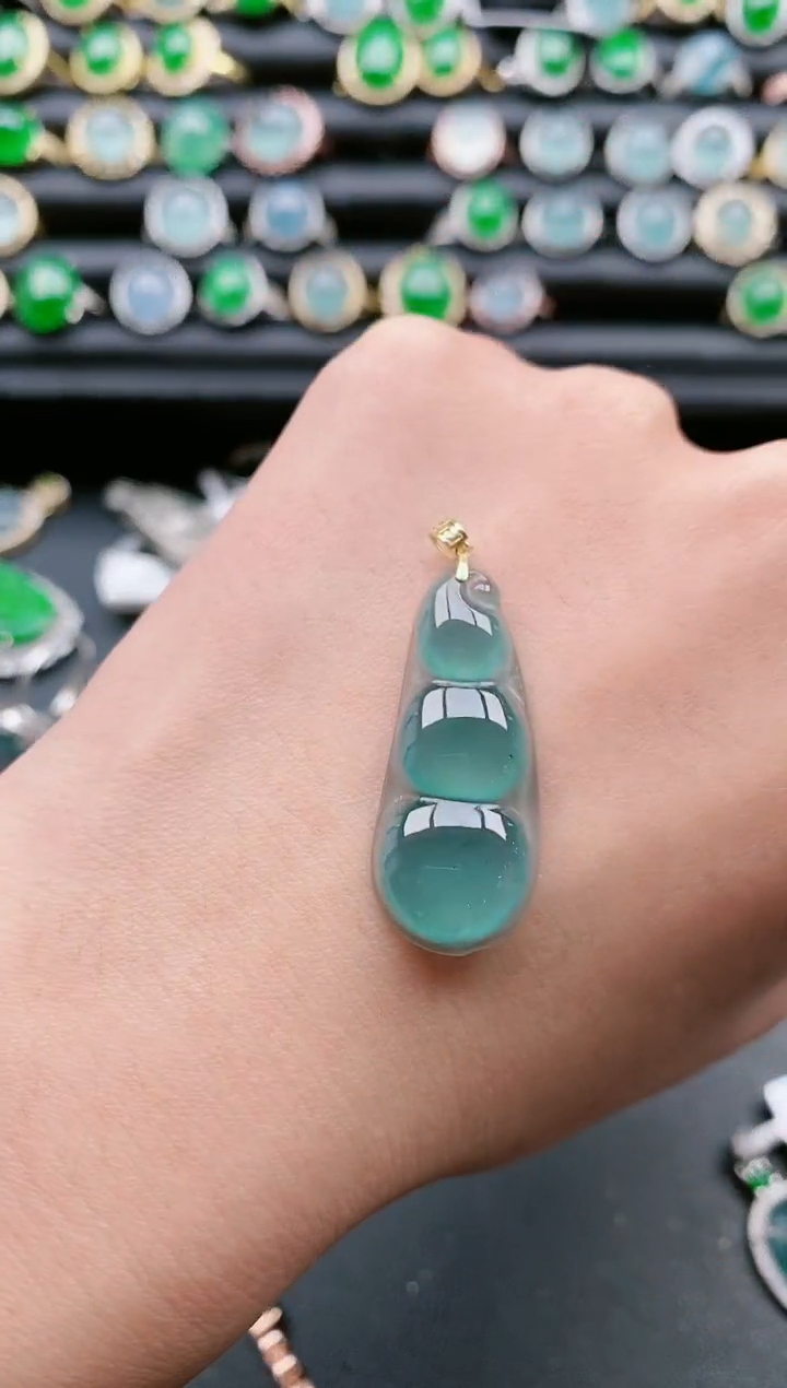 【闪购商品】翡翠戒指18K金镶嵌111111111111