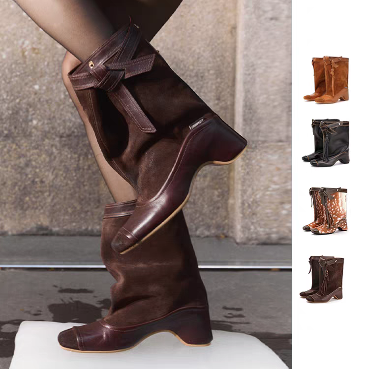 【LOCAT】 27QUAI 女高跟短靴  GRO26802