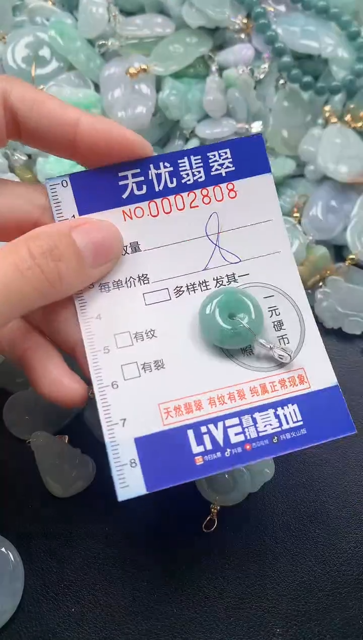 颈饰未镶嵌翡翠2808