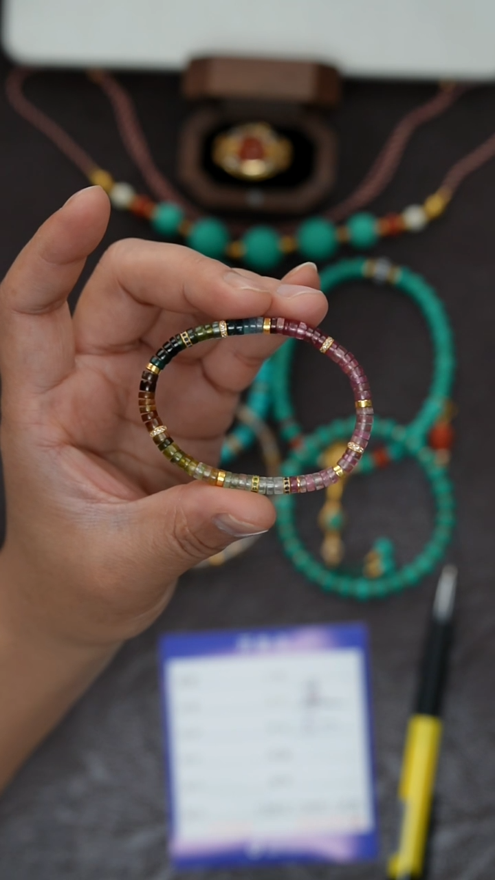 手串未镶嵌碧玺碧玺手串