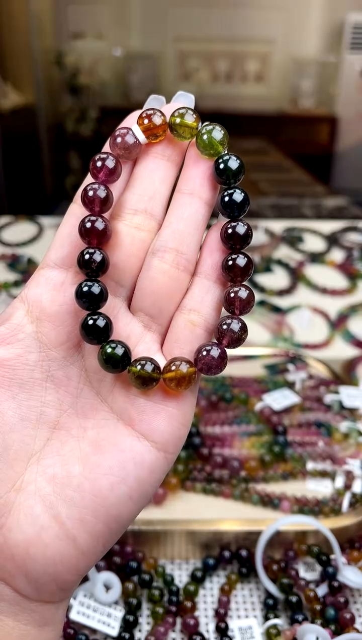 【闪购商品】碧玺/未镶嵌10mm+碧玺单圈多样性发货