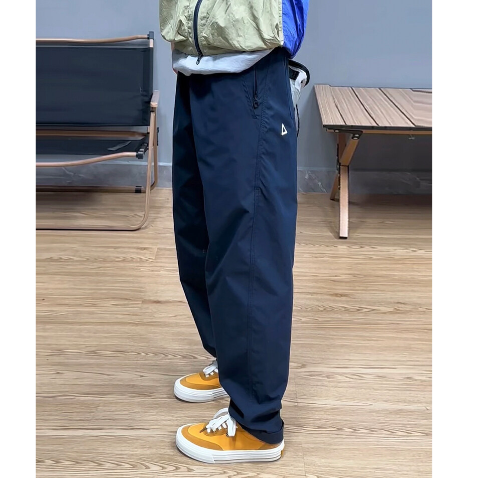 2025秋冬季户外机能小三角男女同款软壳冲锋裤休闲小直筒工装裤