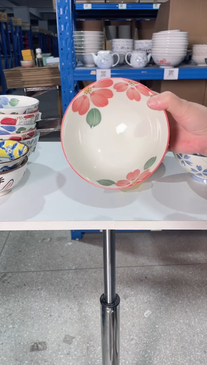 陶瓷五彩花绘（蓝）5.5英寸碗