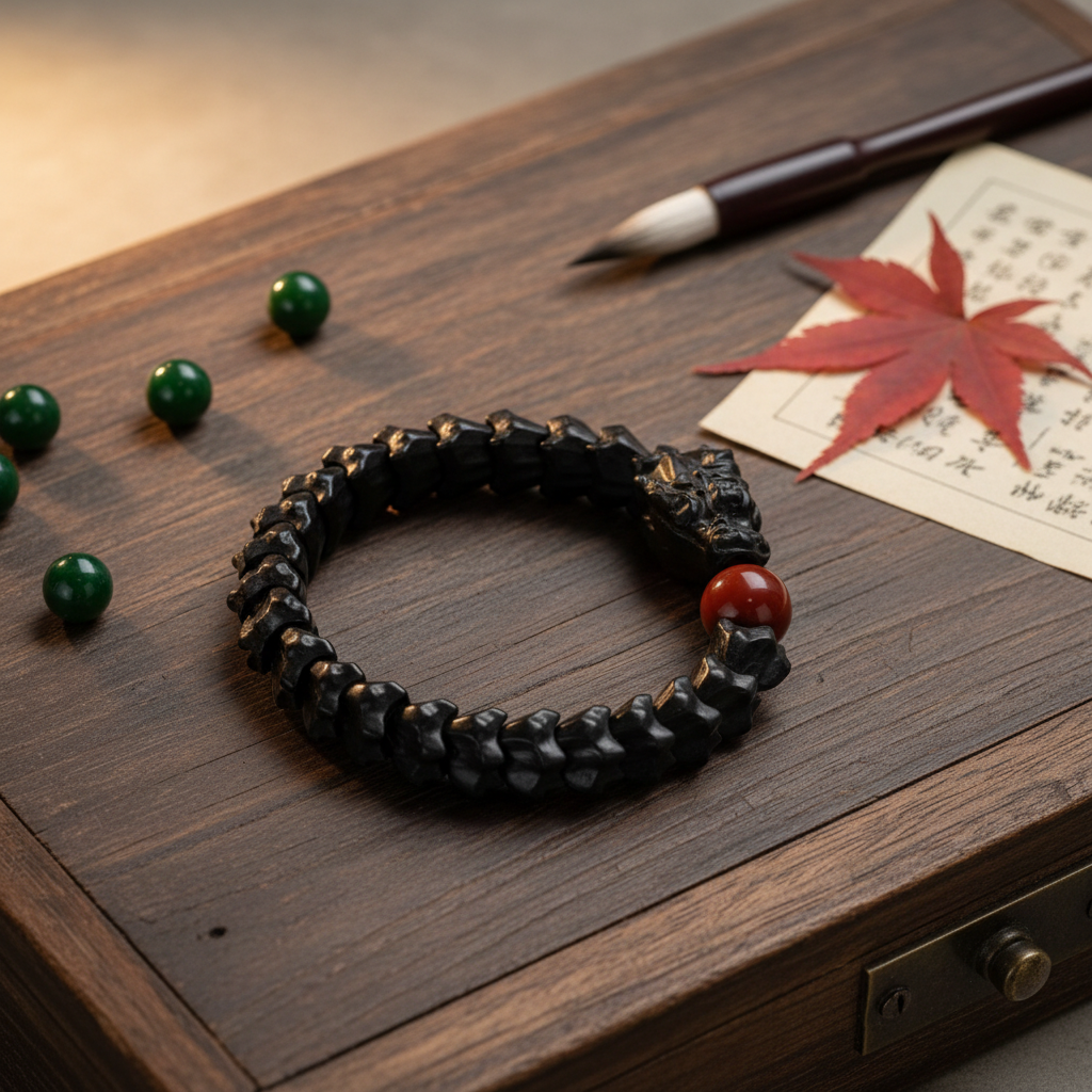 和田 塔青 龙骨手串