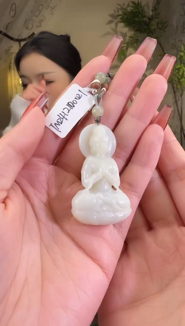 【闪购商品】和田玉颈饰未镶嵌1-6-169观音