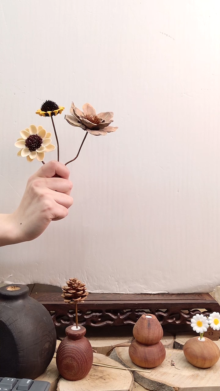 木手工花一套直播间