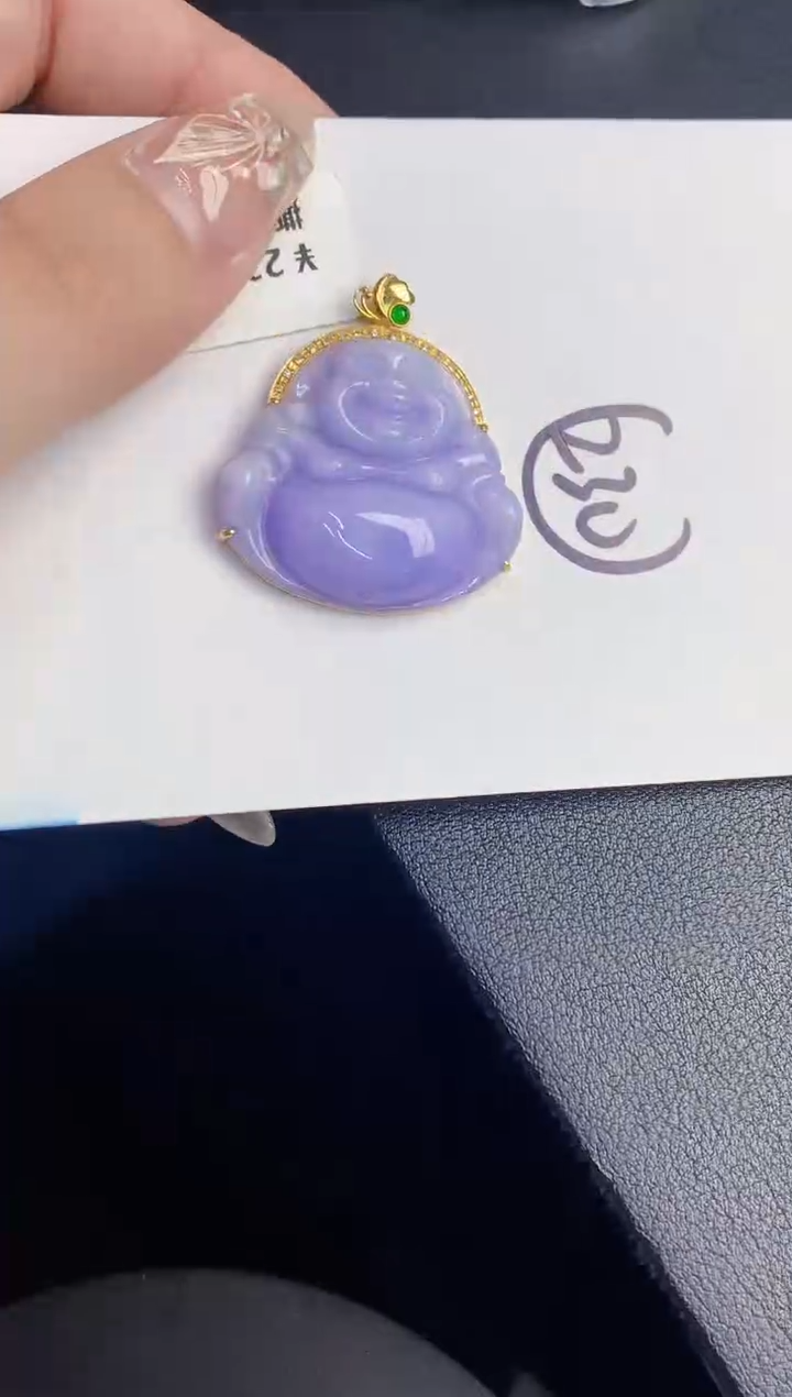 【闪购商品】翡翠颈饰18K金镶嵌0000000000