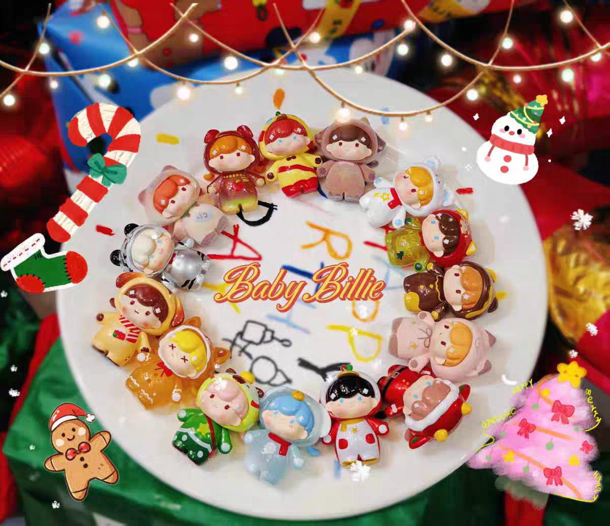 【默认代拆】比莉的暖冬礼遇潮玩手办公仔桌面摆件礼物