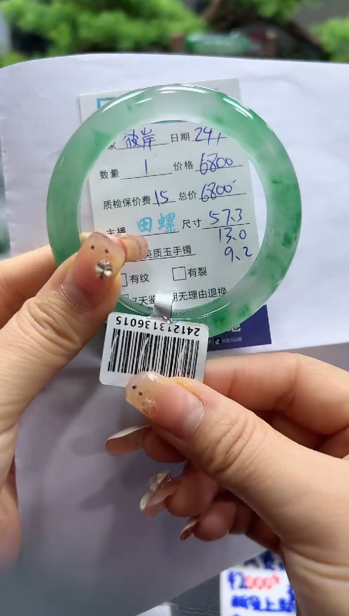 【闪购商品】石英质玉手镯未镶嵌螺+丽+彼岸