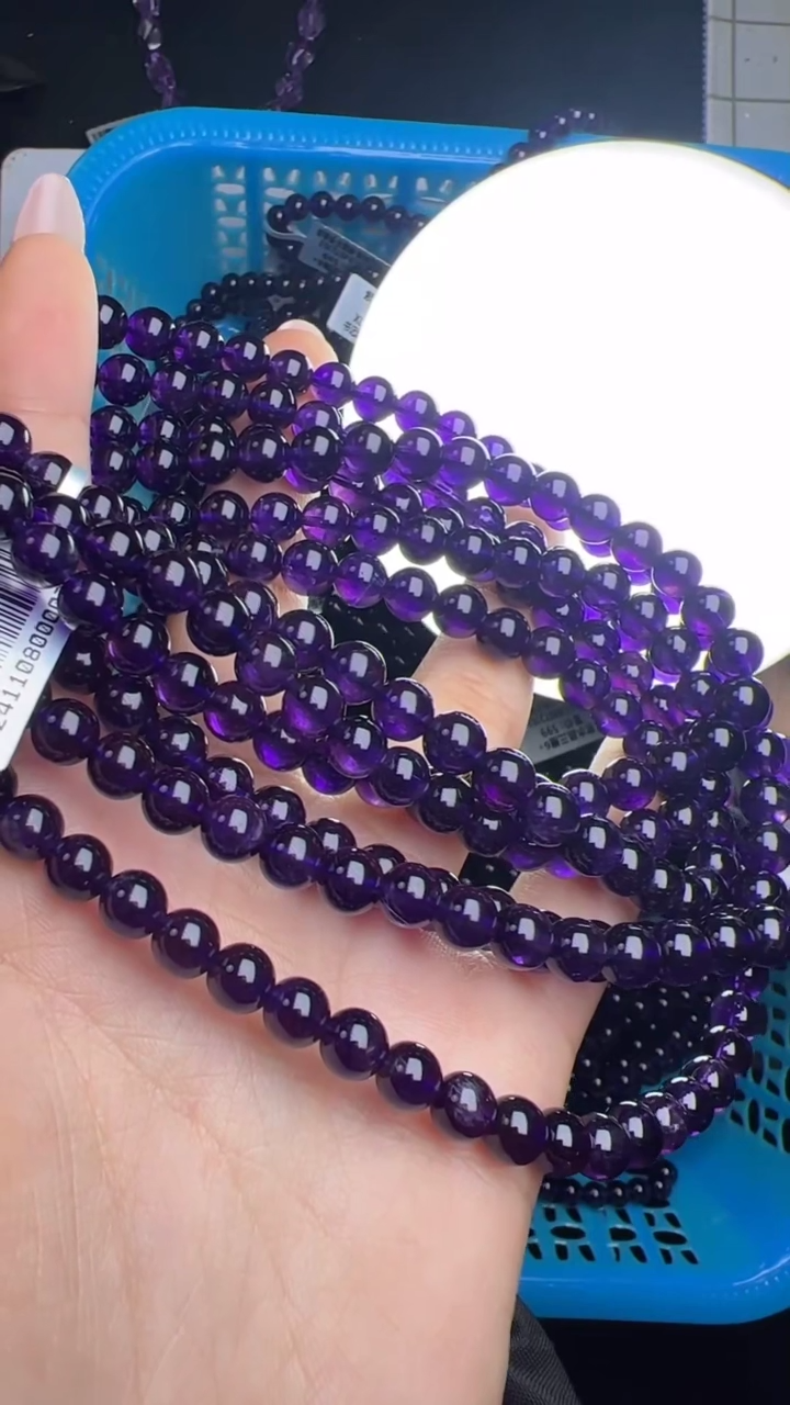 【闪购商品】水晶手链未镶嵌XL333约6mm多样性发一件