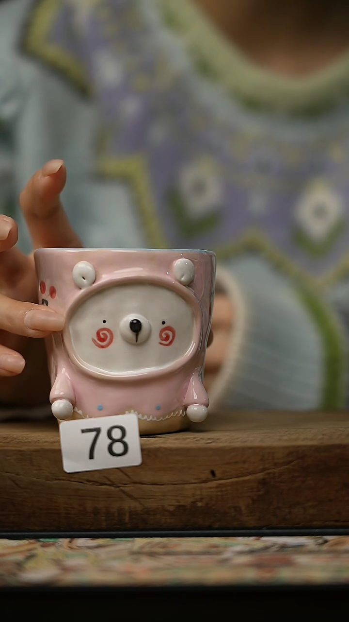 【闪购商品】瓷片手绘·杯/设计师 xudu 款 手握杯