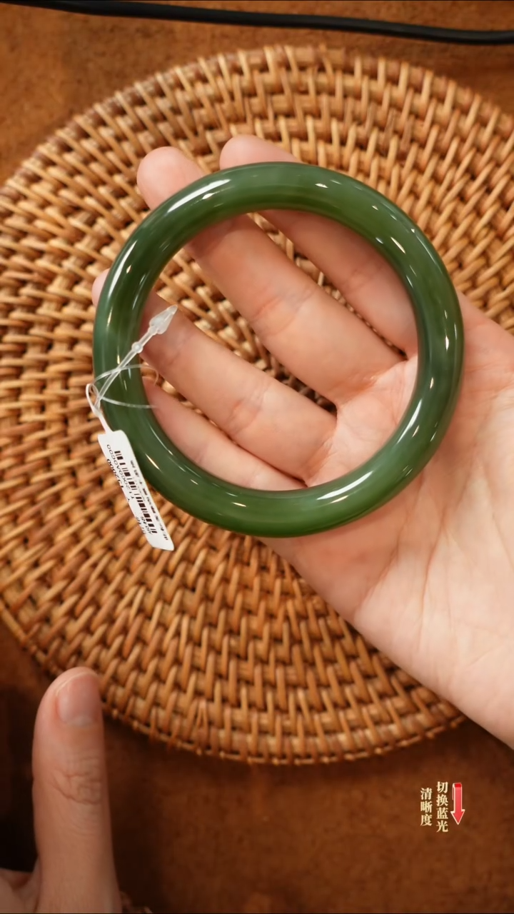 【闪购商品】和田玉手镯未镶嵌0214-020（60圈口）
