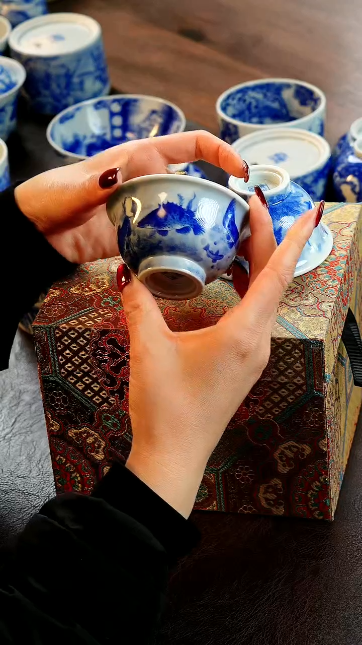 【闪购商品】青山赋鱼主人杯陶瓷