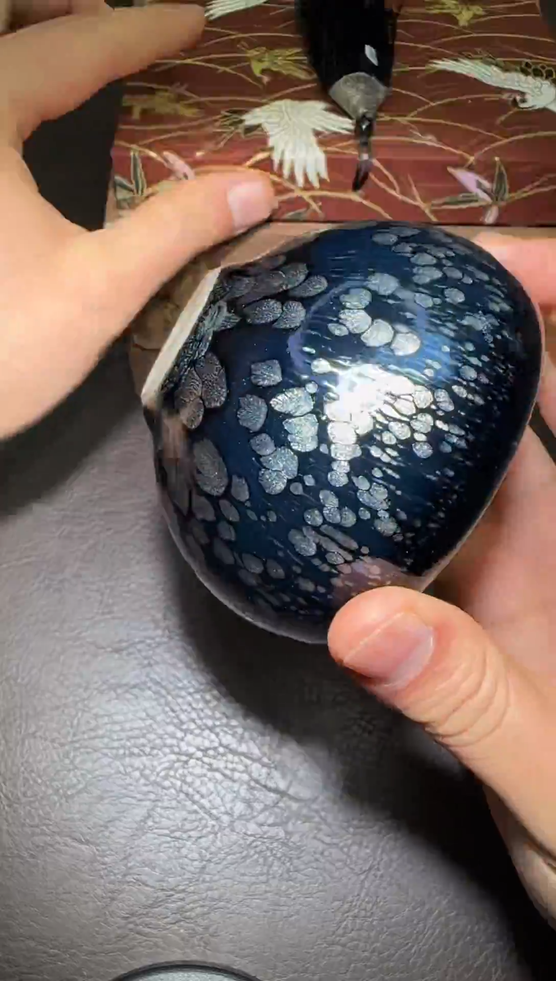 茶盏129号李秀芹牡丹