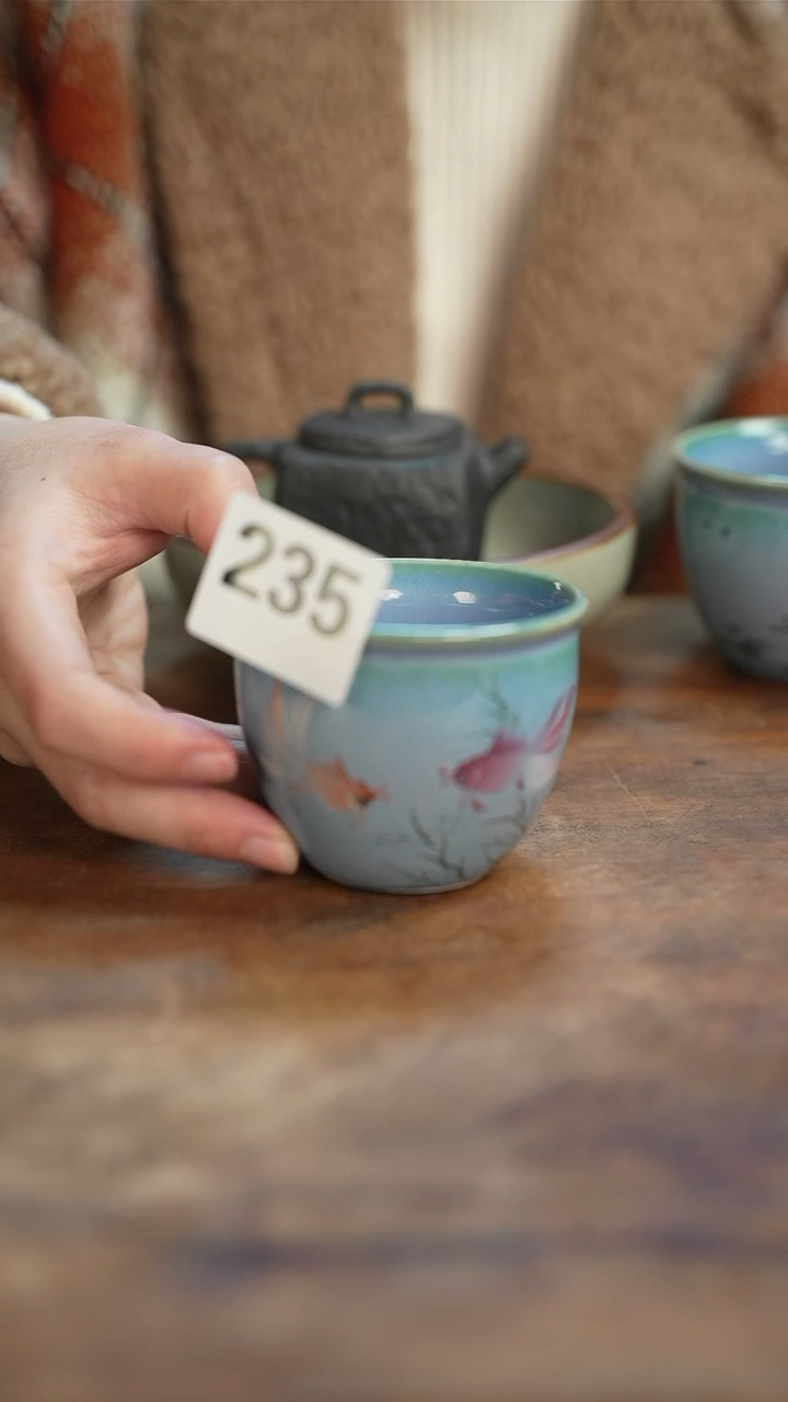 【闪购商品】杯235等烟雨陶瓷手工主人杯