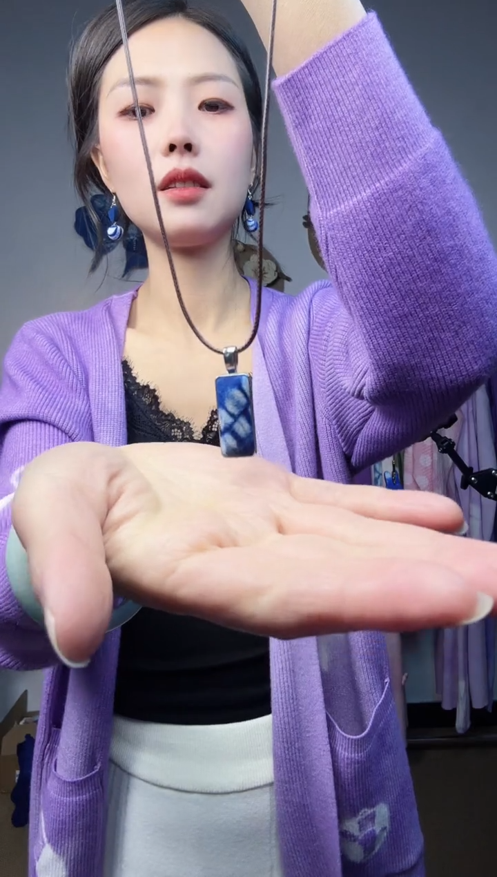 W****3大理青纱云染裙子