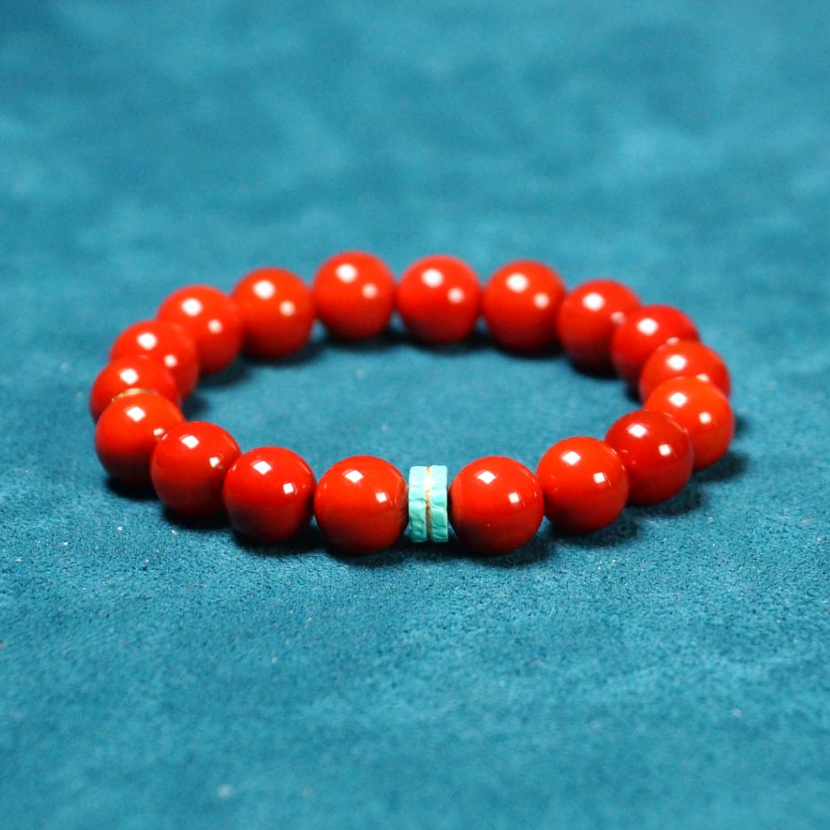 红玛瑙松石时尚手串