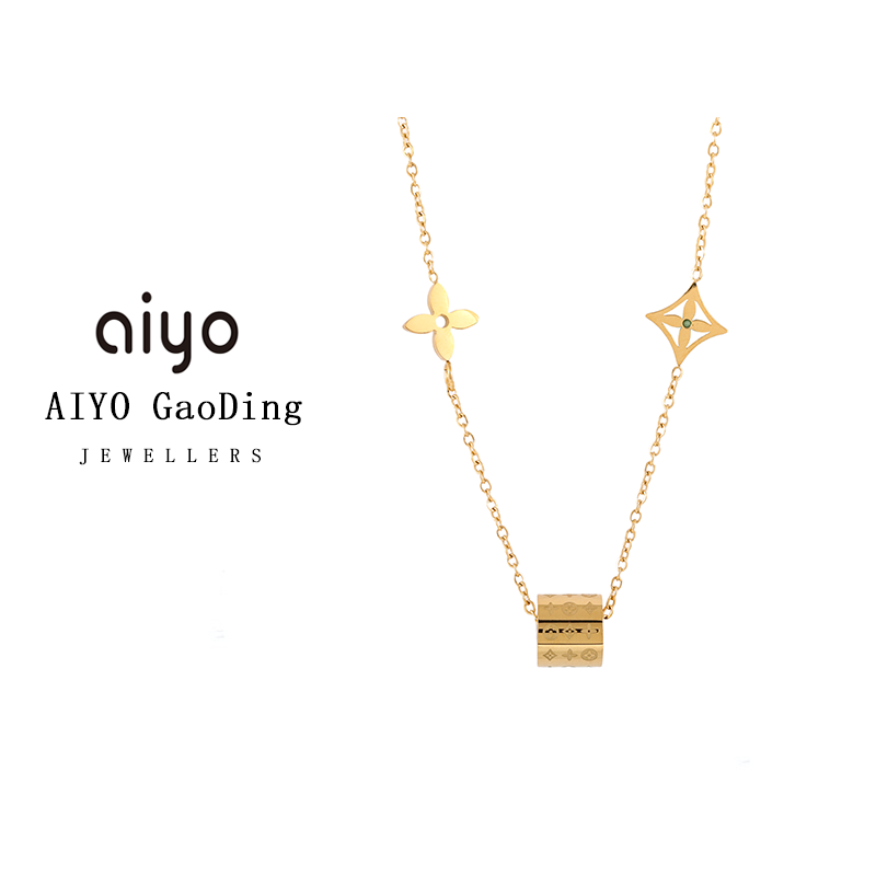  AIYO 新款时尚设计经典百搭小蛮腰项链