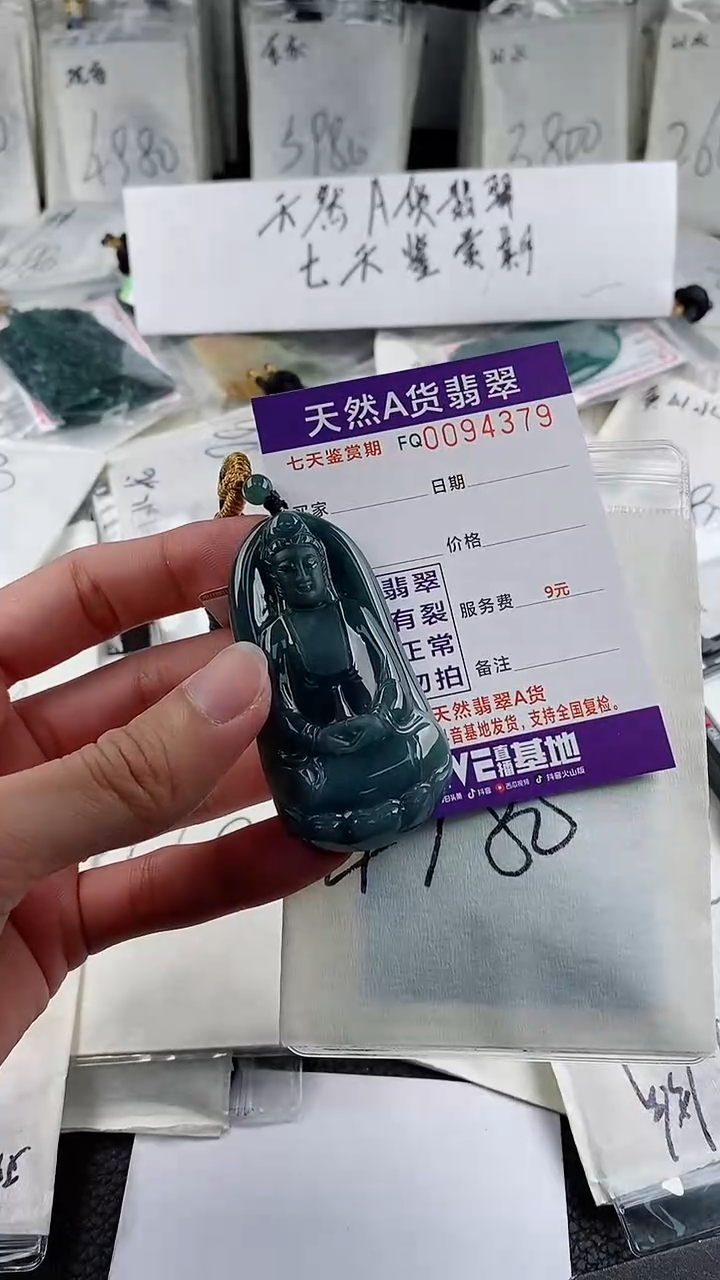 【闪购商品】翡翠颈饰未镶嵌           