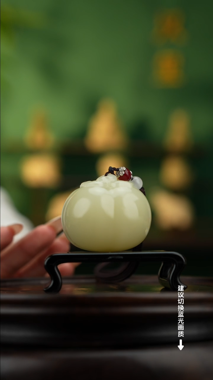 玉【柿柿如意】天然玉石摆件