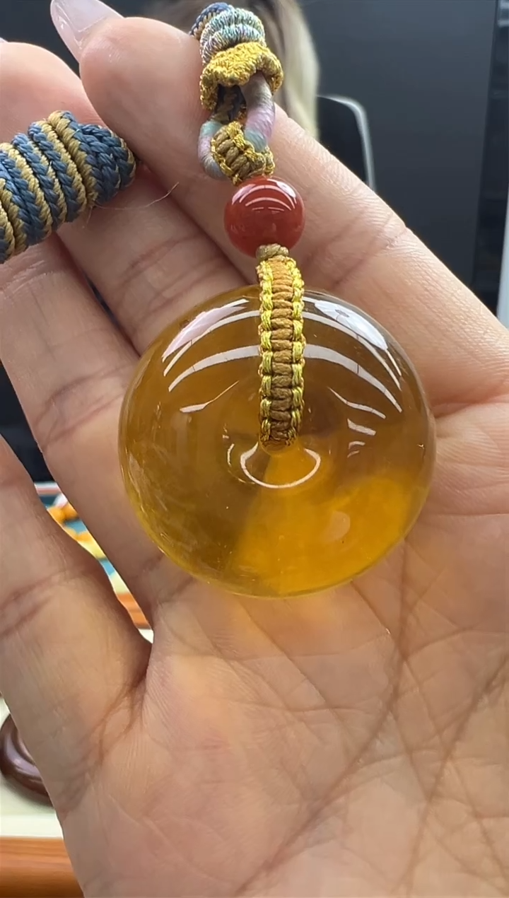 【闪购商品】琥珀颈饰未镶嵌5秒拍号