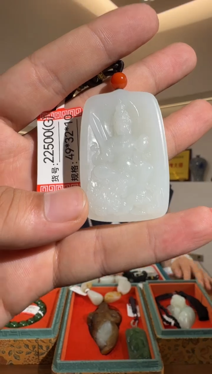 和田玉未镶嵌颈饰G