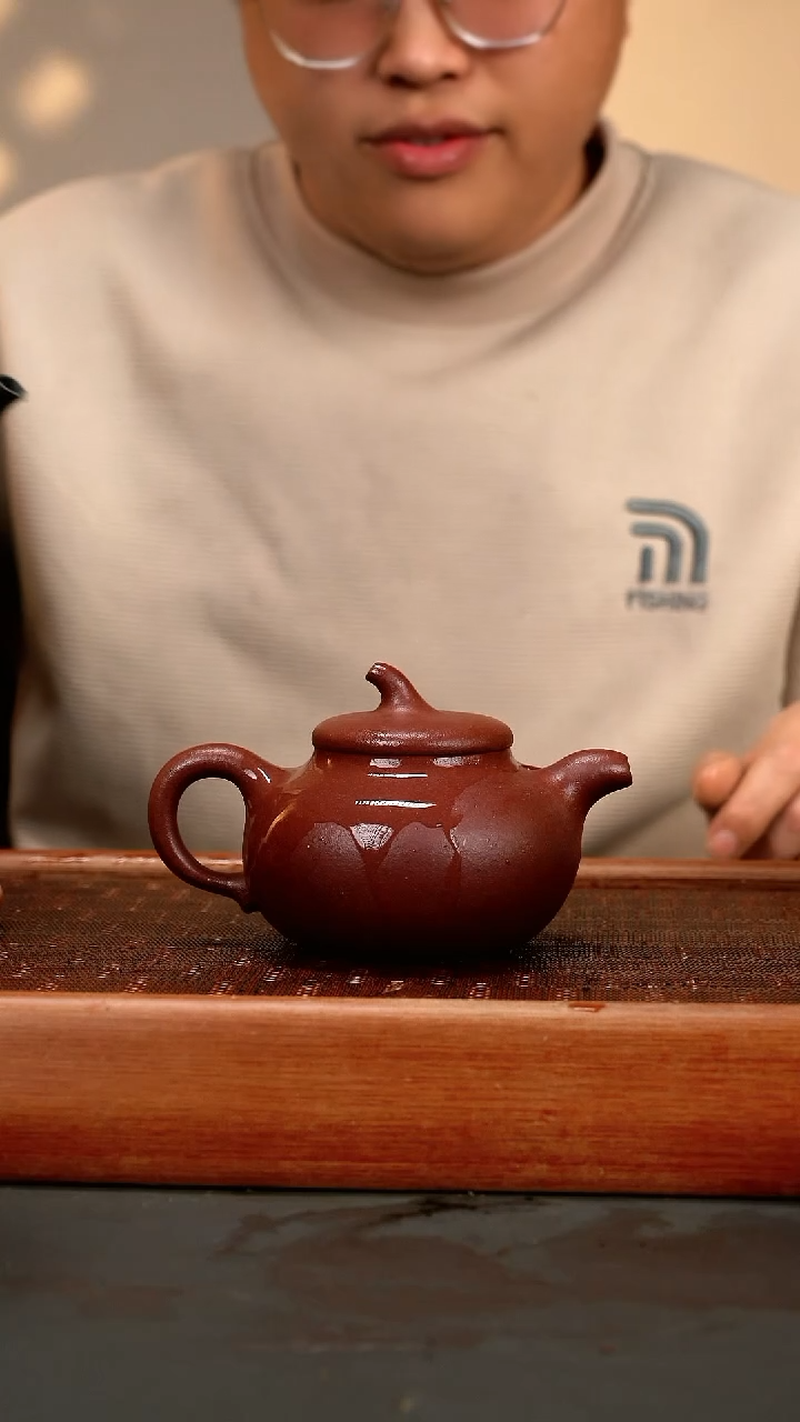 【闪购商品】紫砂茶壶SYZJ底槽青【茄瓜】