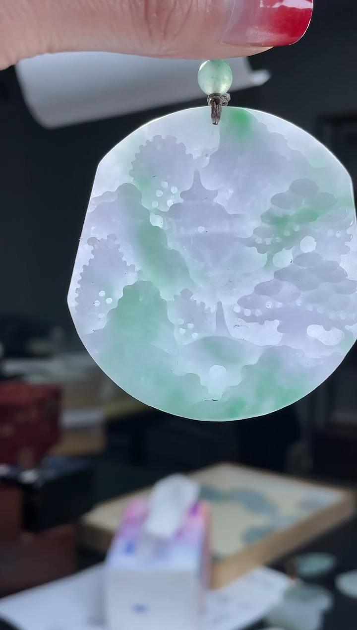 【闪购商品】定制翡翠未镶嵌不退不换CMH1件-A