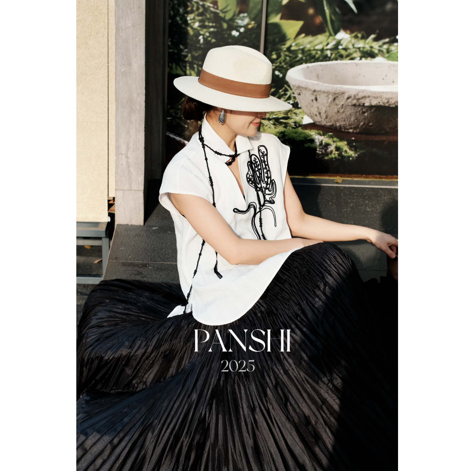 PANSHI【铿锵玫瑰】法式小众简约宽松高级感翻领老钱风松弛感女装