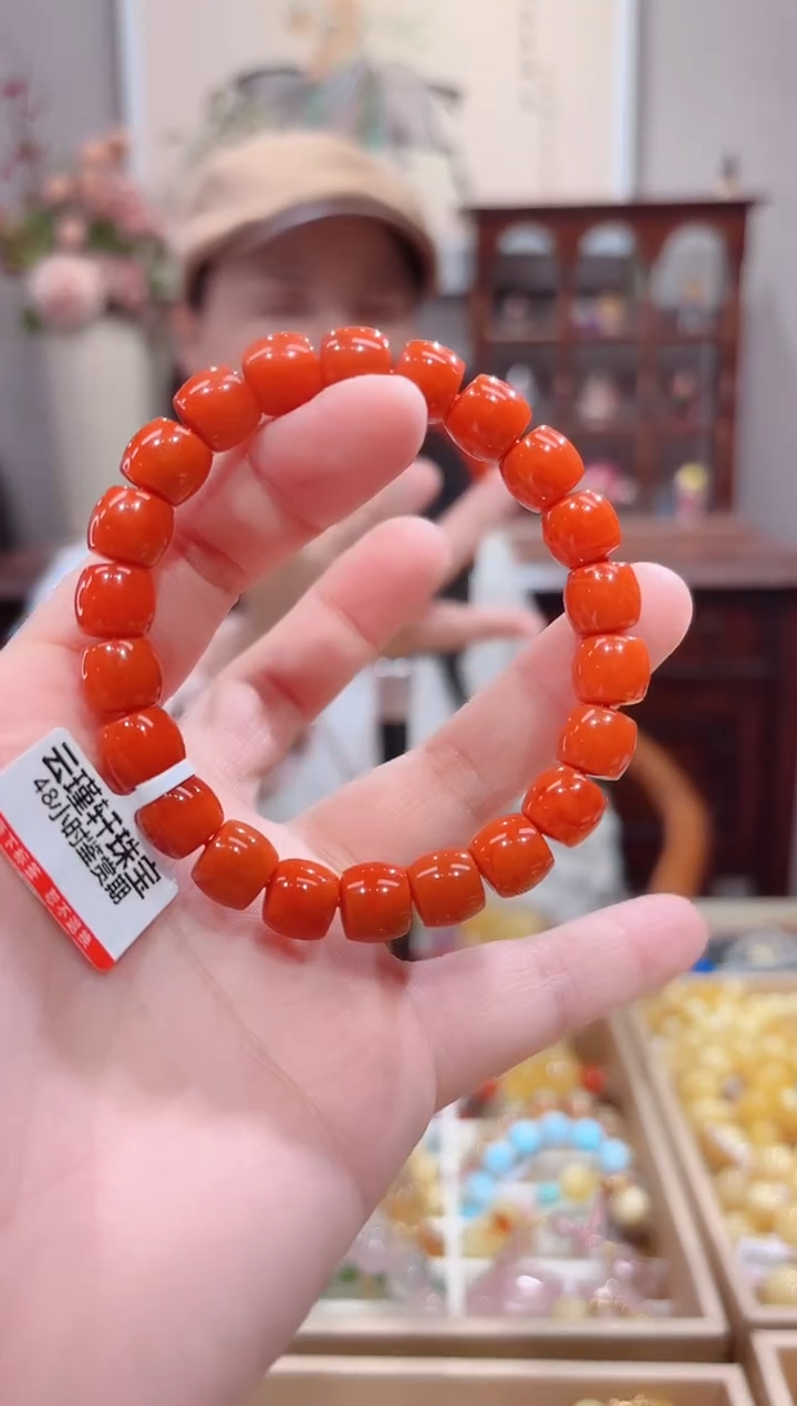 【闪购商品】南红玛瑙手串未镶嵌设计款珠串10
