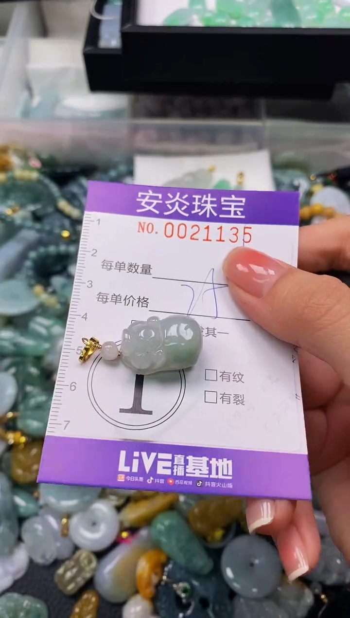 颈饰未镶嵌翡翠闪购0021135