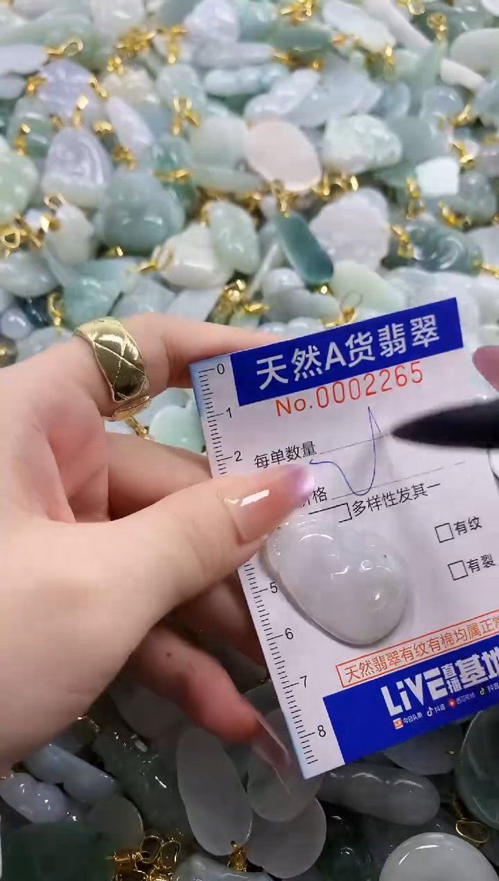 颈饰未镶嵌翡翠天然A货翡翠