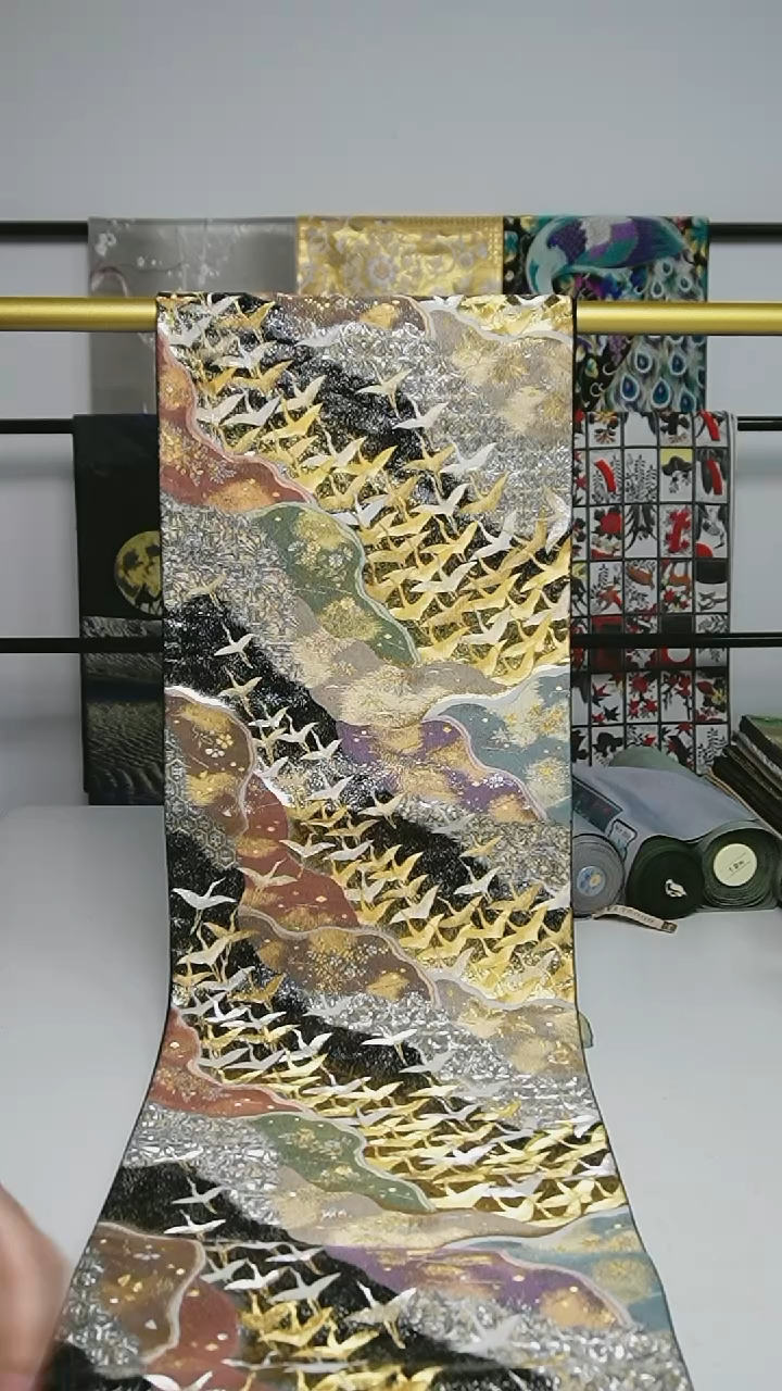 【闪购商品】织绣织锦99六通缀织群鹤