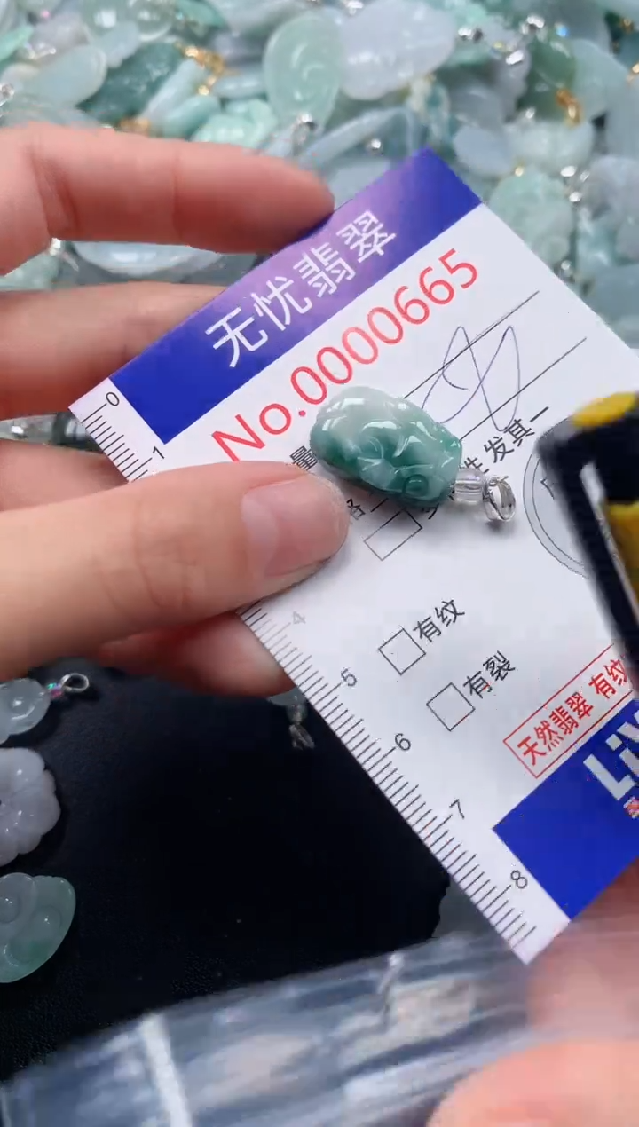 吊坠(不含链)未镶嵌翡翠665