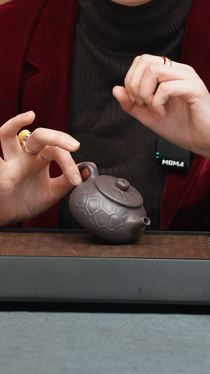 【闪购商品】紫砂茶壶五堂 守拙-天青泥-145cc