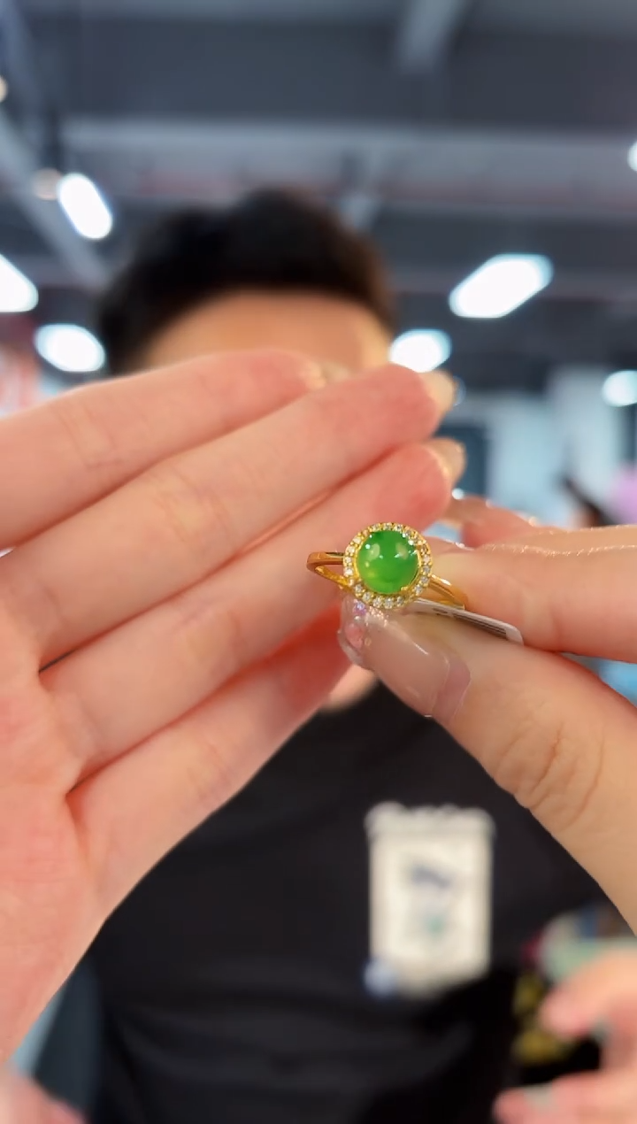 【闪购商品】翡翠戒指未镶嵌缅料A货/支持复检/一件