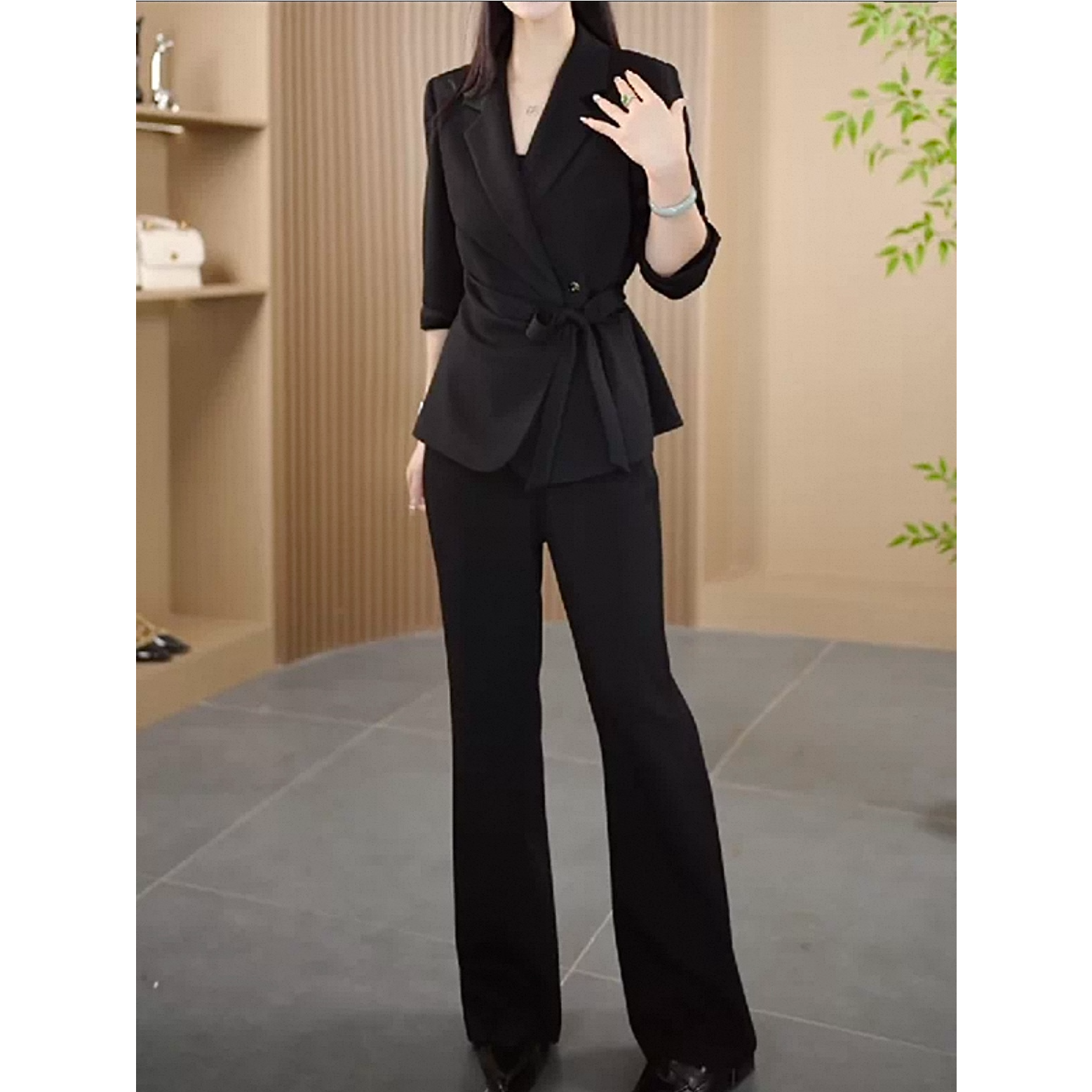 套装女2025新款秋季流行爆款时髦洋气轻奢高级感两件套A39112