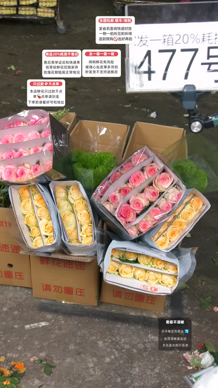 477号♥含20%耗损发一箱