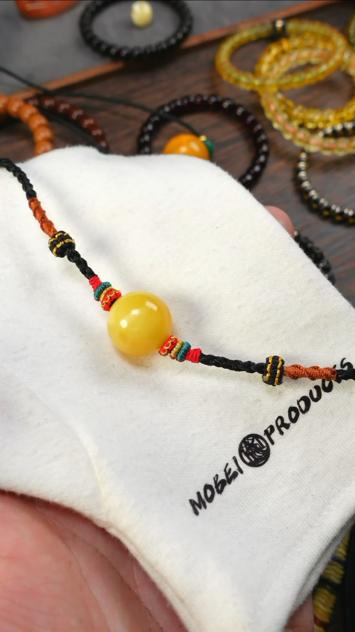 【闪购商品】蜜蜡手链未镶嵌2512/锁骨链蜜蜡17mm