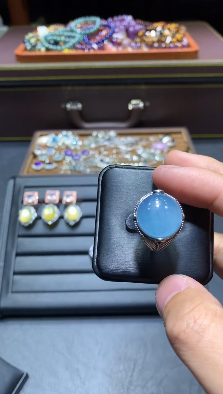 【闪购商品】海蓝宝石戒圈未镶嵌W60（随机性发货只发一单）