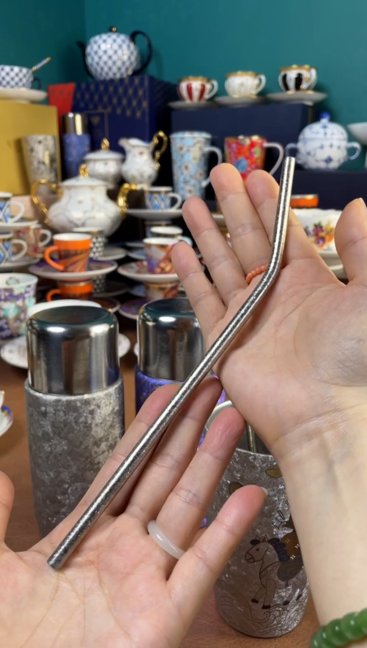 高端礼品折弯吸管结晶