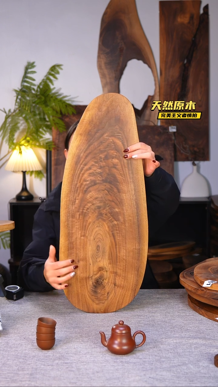 木北美黑胡桃原木.干裂疤结不属于商品质量问题完美主义者慎拍