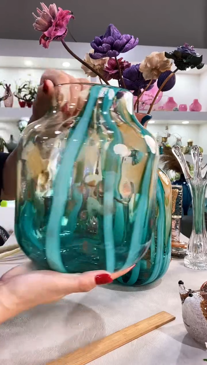 波****影慕忆家手作琉璃花瓶
