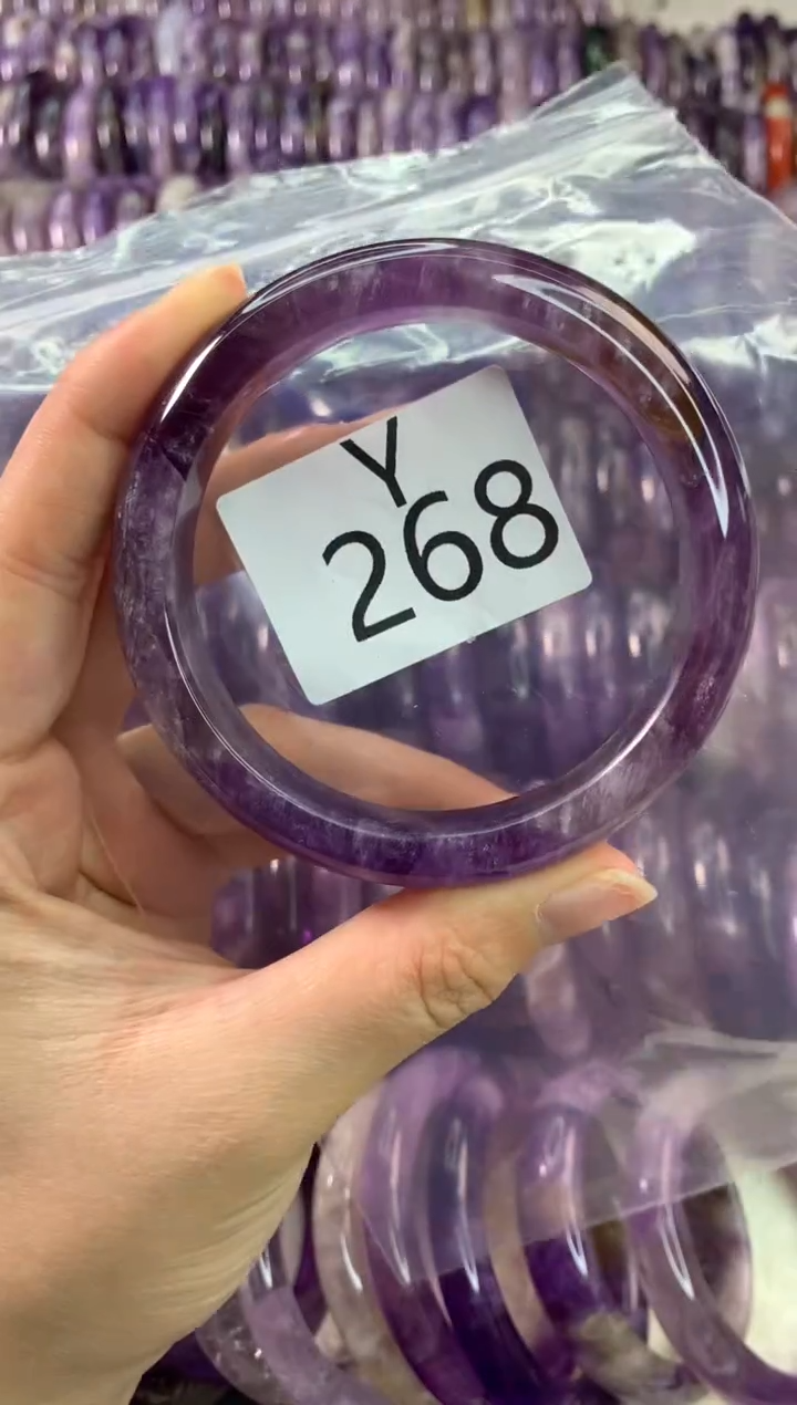 【闪购商品】水晶水晶手镯Y未镶嵌268-59