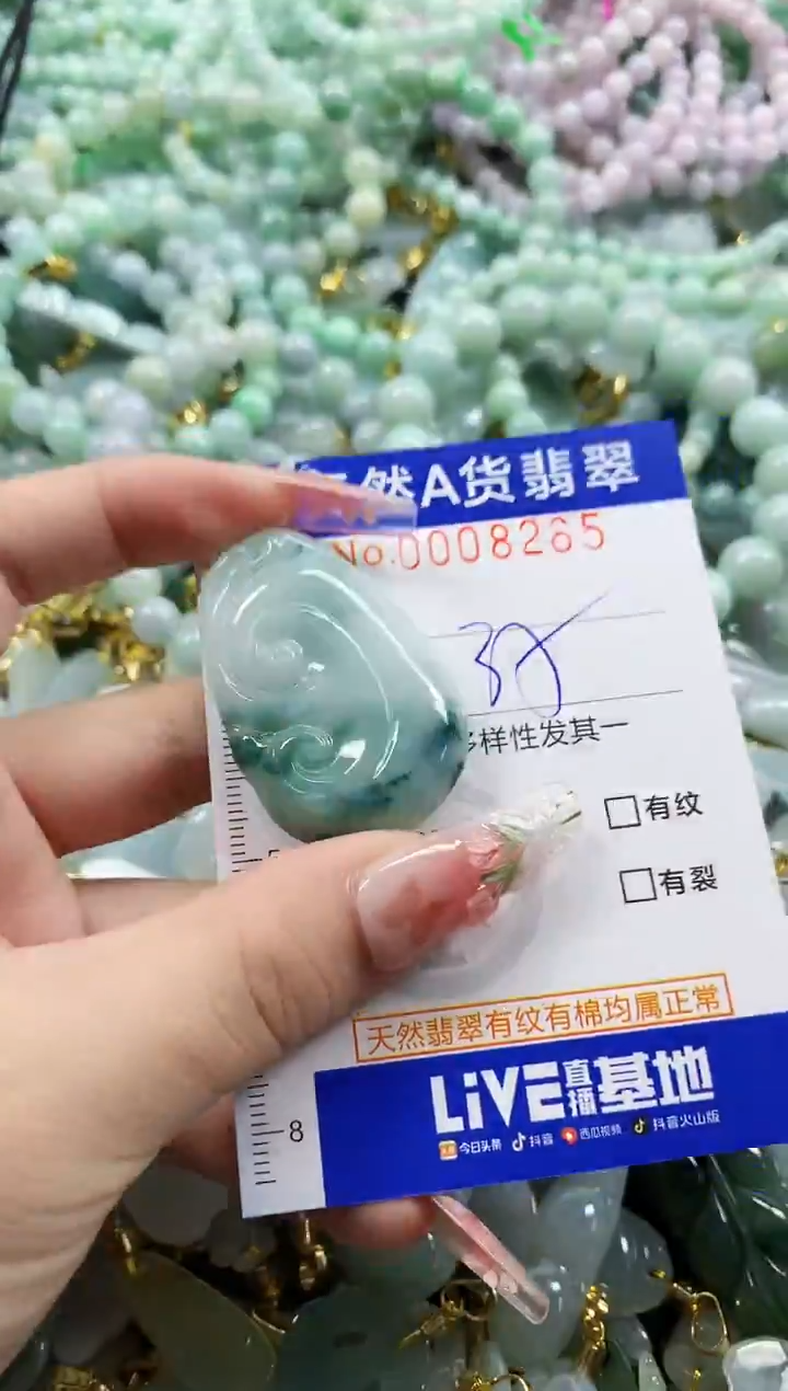 颈饰未镶嵌翡翠天然A货翡翠