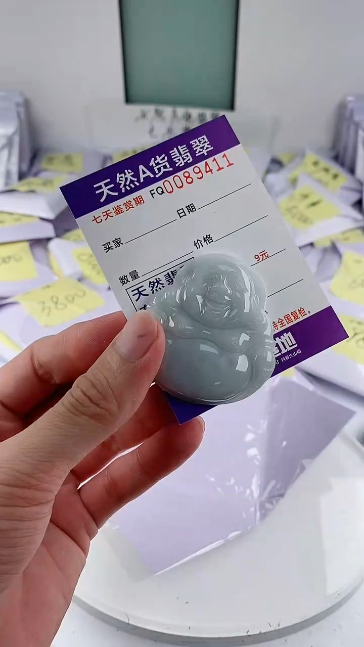 翡翠未镶嵌颈饰               