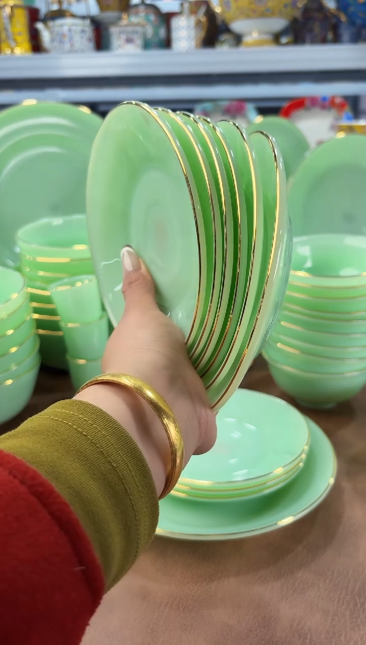 玉瓷6英寸骨碟6只